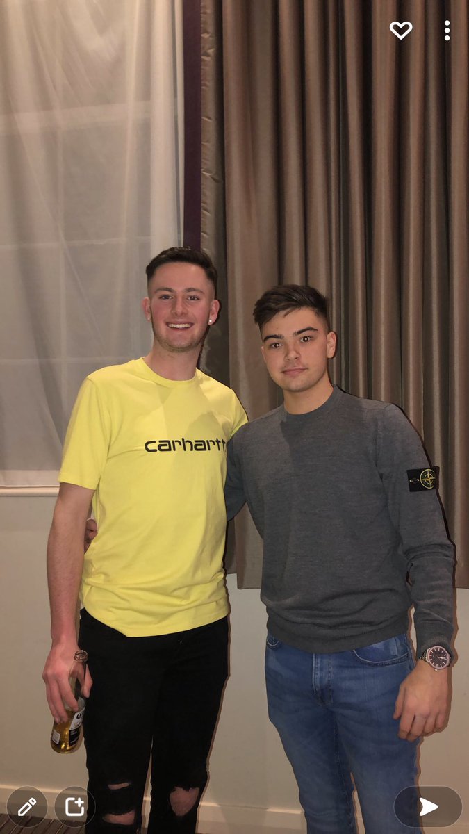 coreygardinerx's tweet photo. Happy birthday brother hope it’s a good one see you soon Ly x @Harrybev02 https://t.co/1xDPMC1hx1