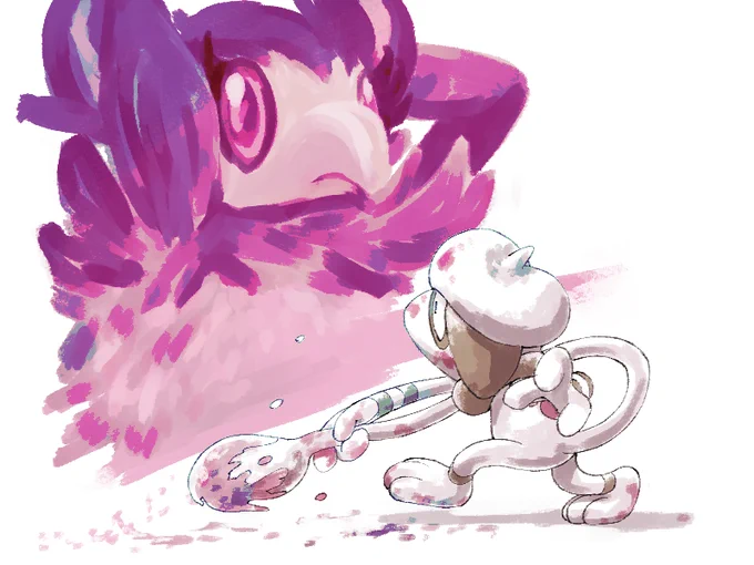 #ポケモン版深夜の真剣お絵描き60分一本勝負 ドーブルさん 