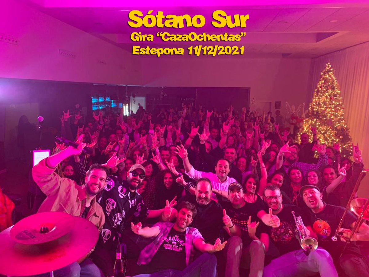 ¡¡¡ Grandísimo e inmejorable público ayer en Estepona !!!

Volvemos a sentir la Música....

<a href="/SOTANOSUR/">SÓTANO SUR</a> 
#SótanoSur
#CazaOchentas