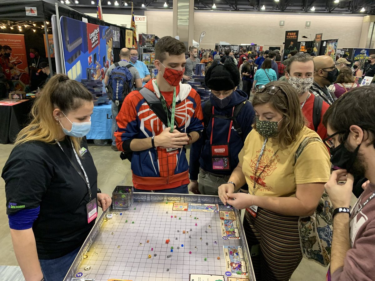 GregSkul's tweet photo. Wishing I was at #PAXUnplugged!
@PhaseShiftGames are at booth #3537, showing off #DungeonDrop: Dropped Too Deep, #TavernTales and #DropDrive! Someone pop over and say hi to the gang for me! 🐉🍻🚀
#boardgames #tabletop https://t.co/PrnODTeaNB