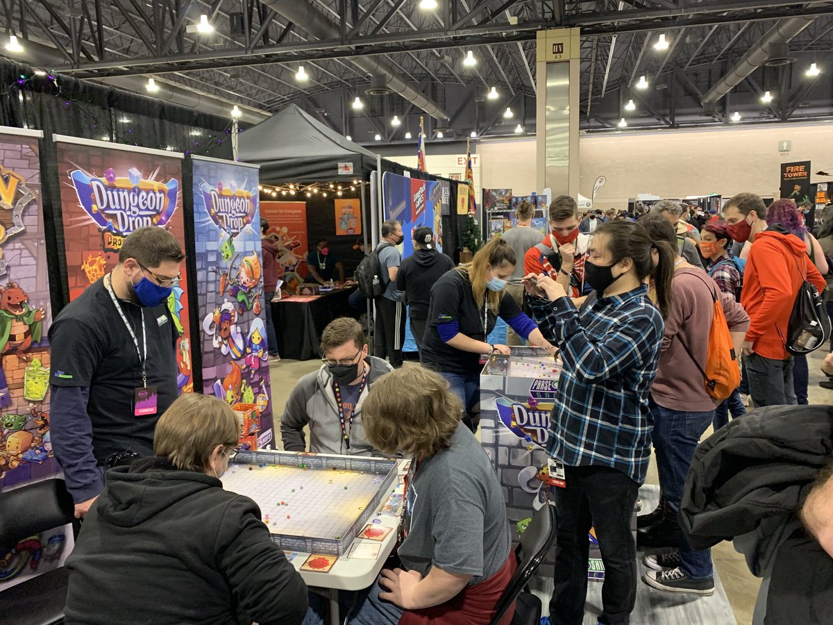 GregSkul's tweet photo. Wishing I was at #PAXUnplugged!
@PhaseShiftGames are at booth #3537, showing off #DungeonDrop: Dropped Too Deep, #TavernTales and #DropDrive! Someone pop over and say hi to the gang for me! 🐉🍻🚀
#boardgames #tabletop https://t.co/PrnODTeaNB