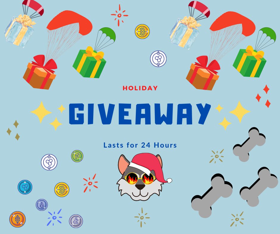 🚨Hey #xrdogedad family! Its GIVEAWAY time🚨
⭐️5 WINNERS, 2 Milion XrdogeDad tokens each⭐️

🎁LIKE 
🤑RETWEET
💵FOLLOW
🐶TAG 5 FRIENDS

Ends in 24 hours

Good luck🚀

#airdrop #XummCommunity #xrpl #xrp #XummCommunity #giveaway #XummAirdrop #trustline