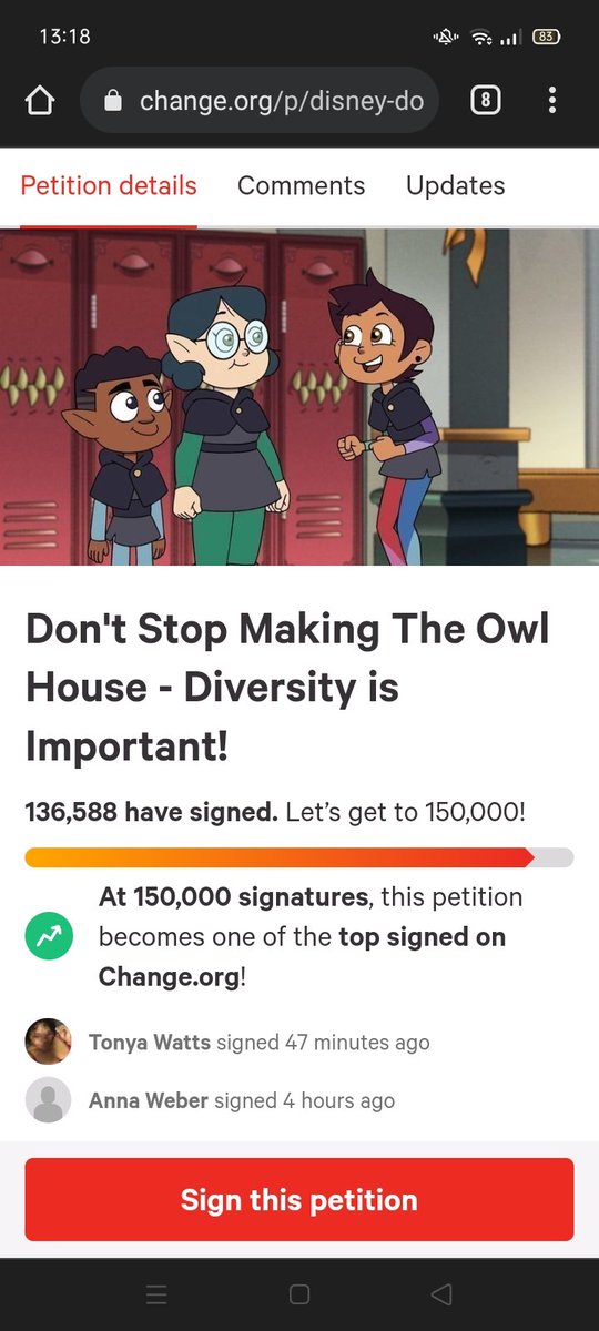 Crazy_Gal97's tweet photo. We are so close now! Still a chance.
💪😎💕
https://t.co/1yGLHqSPzv
https://t.co/mC1uPAphP3 - by @HeyRebeccaRose
#savetheowlhouse #moretheowlhouse #TheOwlHouse #TOH #savetoh #moretoh #usweirdoshavetosticktogether #TheOwlHouseSeason2 #TheOwlHouseSeason3 https://t.co/b0utrndjq7 https://t.co/DZC67D5WWt