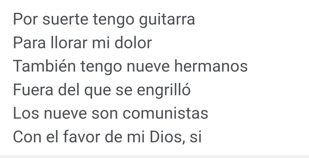 PiensaPrensa's tweet photo. Violeta Parra nos dejó grandes canciones, algo que ninguna generación podrán olvidar.
Parte de la letra de "La Carta" https://t.co/VhGXKsFjT3