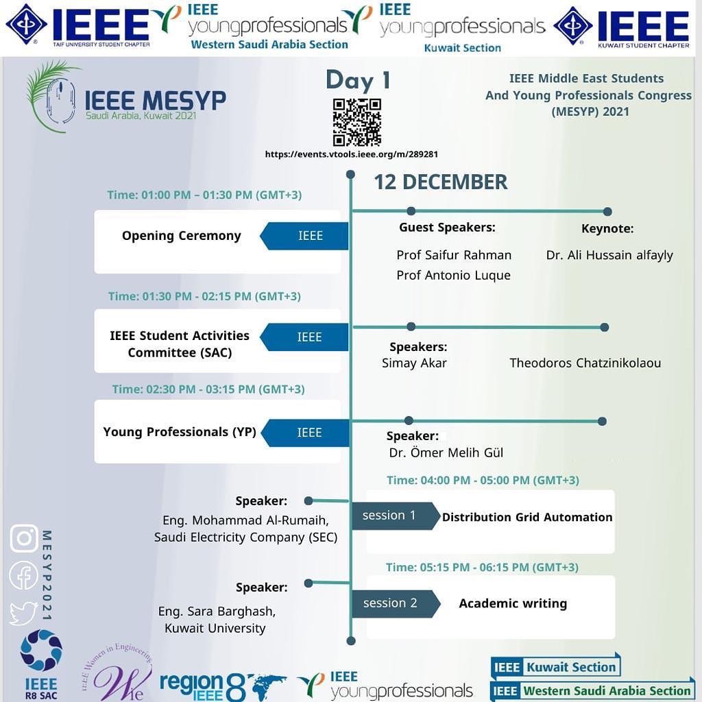 IEEE_KSC's tweet photo. IEEE MESYP Congress schedule https://t.co/rpsaEDNrGY