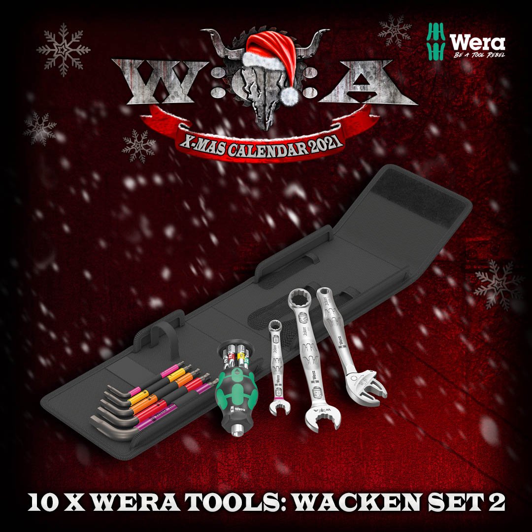 Wacken Open Air on X: Today we raffle 10 Wera Tool Rebels sets at