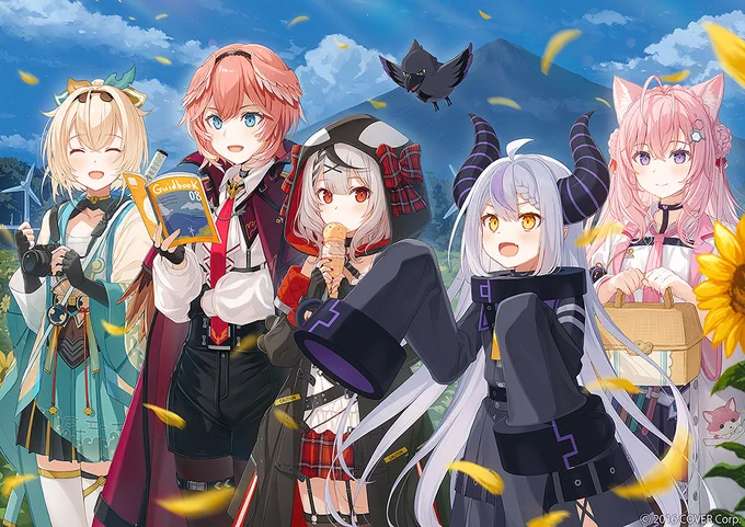 C99に出展されますホロライブプロダクション様(企業ブース南4階 No.351)のオリジナルグッズ「2022年ホロライブカレンダー」にて、8月のイラストを担当させていただきました!山の日&向日葵をテーマに6期生のみなさまを描かせて頂いております✨よろしくお願いいたします🌻

#SR_hololive #C99 