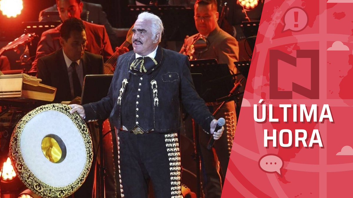 nmasforo's tweet photo. #ÚltimaHora: Muere el cantante Vicente Fernández, el gran ídolo de la música mexicana https://t.co/zu7907e79B https://t.co/2o9x5T3GY1