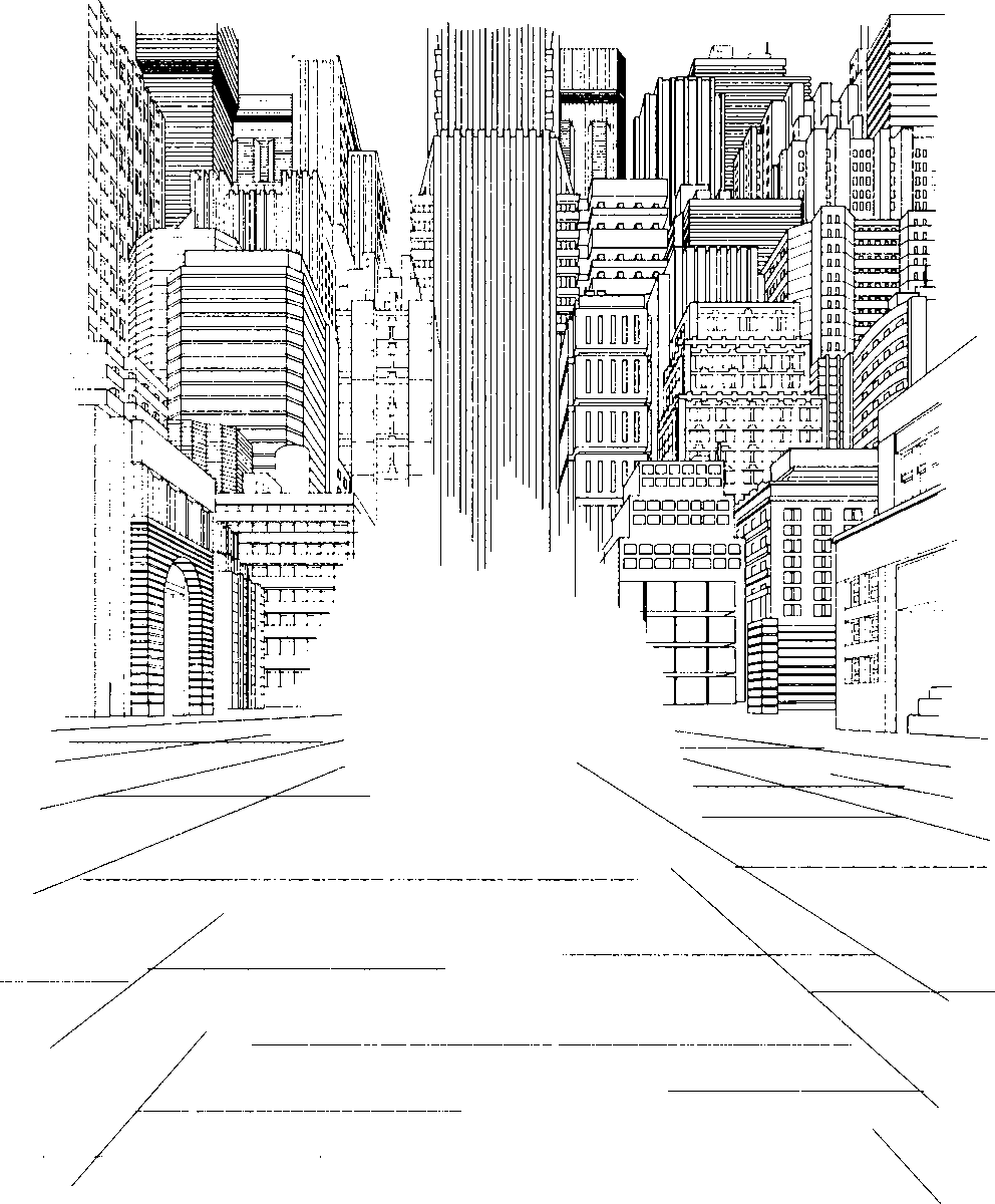 今日は起きてからずっとビルヂングを描いておりました。 