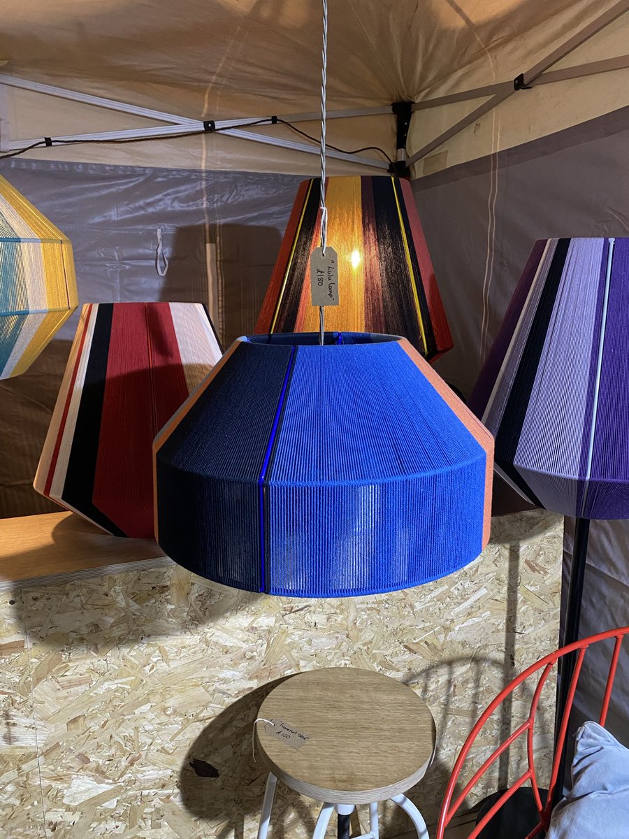 Come and see us on our penultimate Sunday at Queen Square, Bath for all the festive feels, mulled wine, cider, hot chocolate and lots of handmade gifts from talented makers like these lampshades from Weaver and Steel #christmasmarket #christmas #bath #bathatchristmas