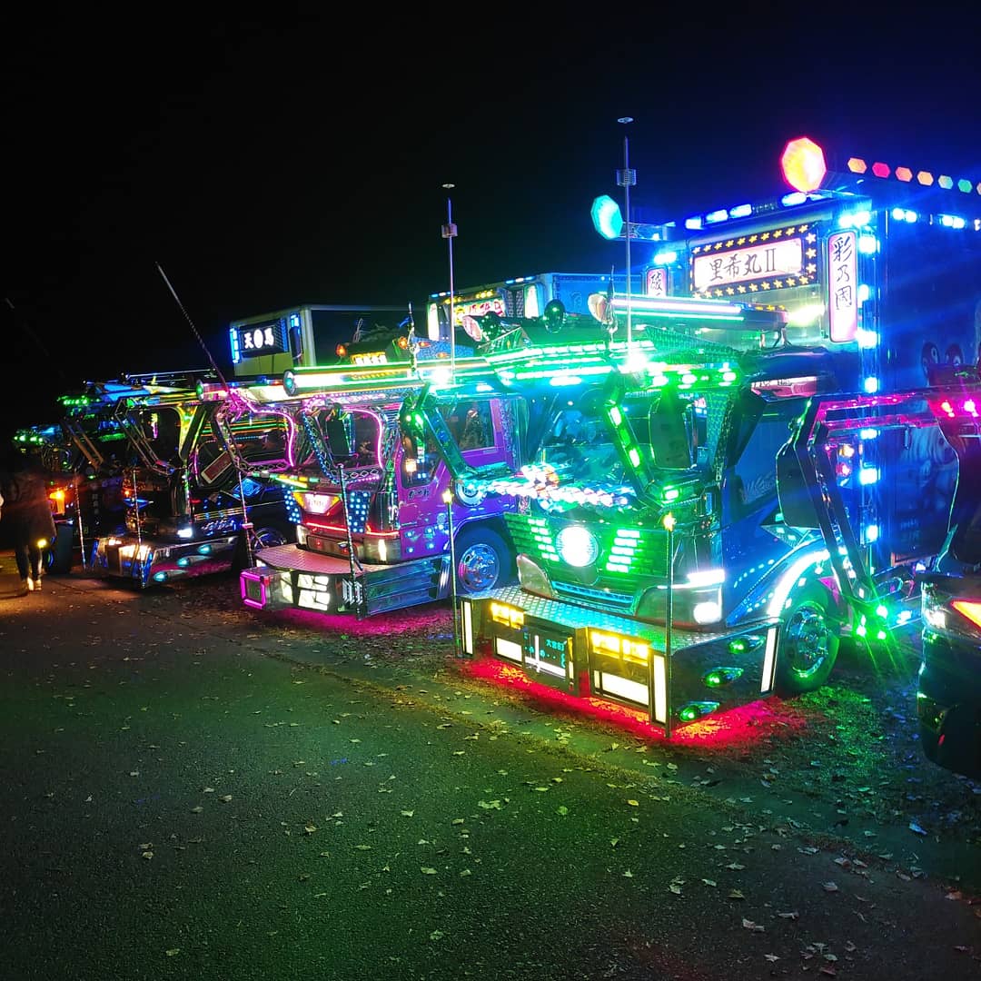 ラブ灯ハート型ブラック 旧車 街道レーサー ドリフト デコトラ