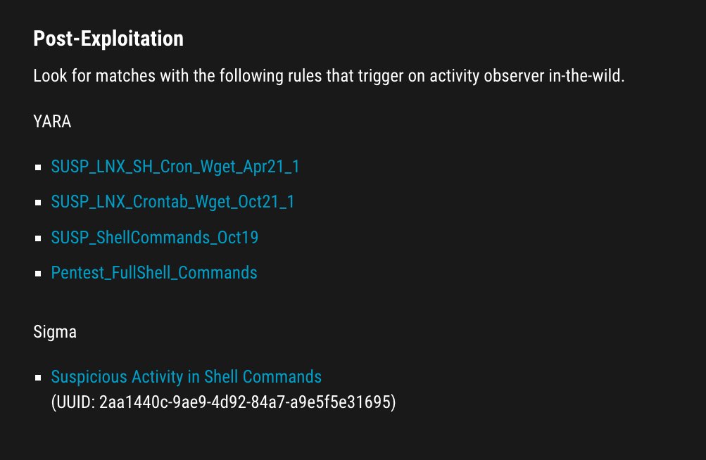 nextronsystems's tweet photo. Log4Shell Detection with Nextron Rules
#Log4Shell #RCE #Log4j #YARA #Sigma #SIEM #CompromiseAssessment
https://t.co/yuTzOuW9qy https://t.co/to9fqZeLgn