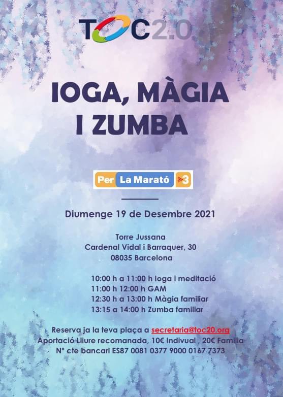 Us esperem a tots!!!  <a href="/tjussana/">Torre Jussana</a> <a href="/tv3cat/">TV3 és ara @Som3Cat</a> <a href="/la_marato/">La Marató de 3Cat</a> <a href="/martarrufat/">Marta Arrufat</a> <a href="/hospitalclinic/">Hospital Clínic</a> <a href="/hbellvitge/">Hospital Universitari Bellvitge | HUB</a>