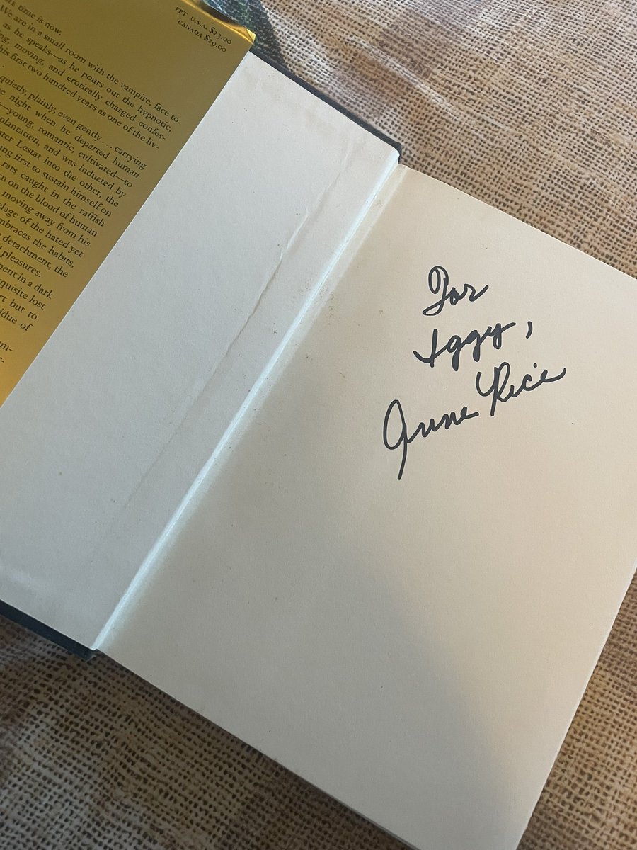 Amy Ignatow (@amyignatow) on Twitter photo “What do you think this line is for?” My friend Anna asked as we passed the row of goths waiting outside <a href="/BookRevueLI/">Book Revue</a> in 1992.
“I dunno, should we get in line and find out?”
“You definitely should,” one of the goths told us. And so we did.
#RIPAnneRice “What do you think this line is for?” My friend Anna asked as we passed the row of goths waiting outside <a href="/BookRevueLI/">Book Revue</a> in 1992.
“I dunno, should we get in line and find out?”
“You definitely should,” one of the goths told us. And so we did.
#RIPAnneRice