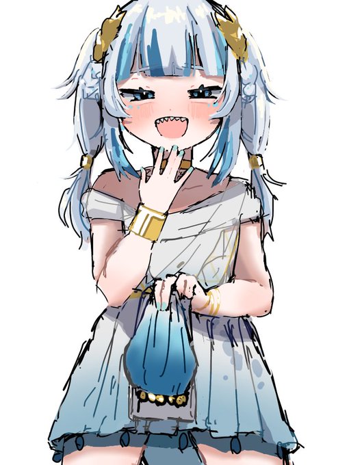 #gawrt 
「こんだけもったいぶって、パンツ履いてくると思ってんの?」 