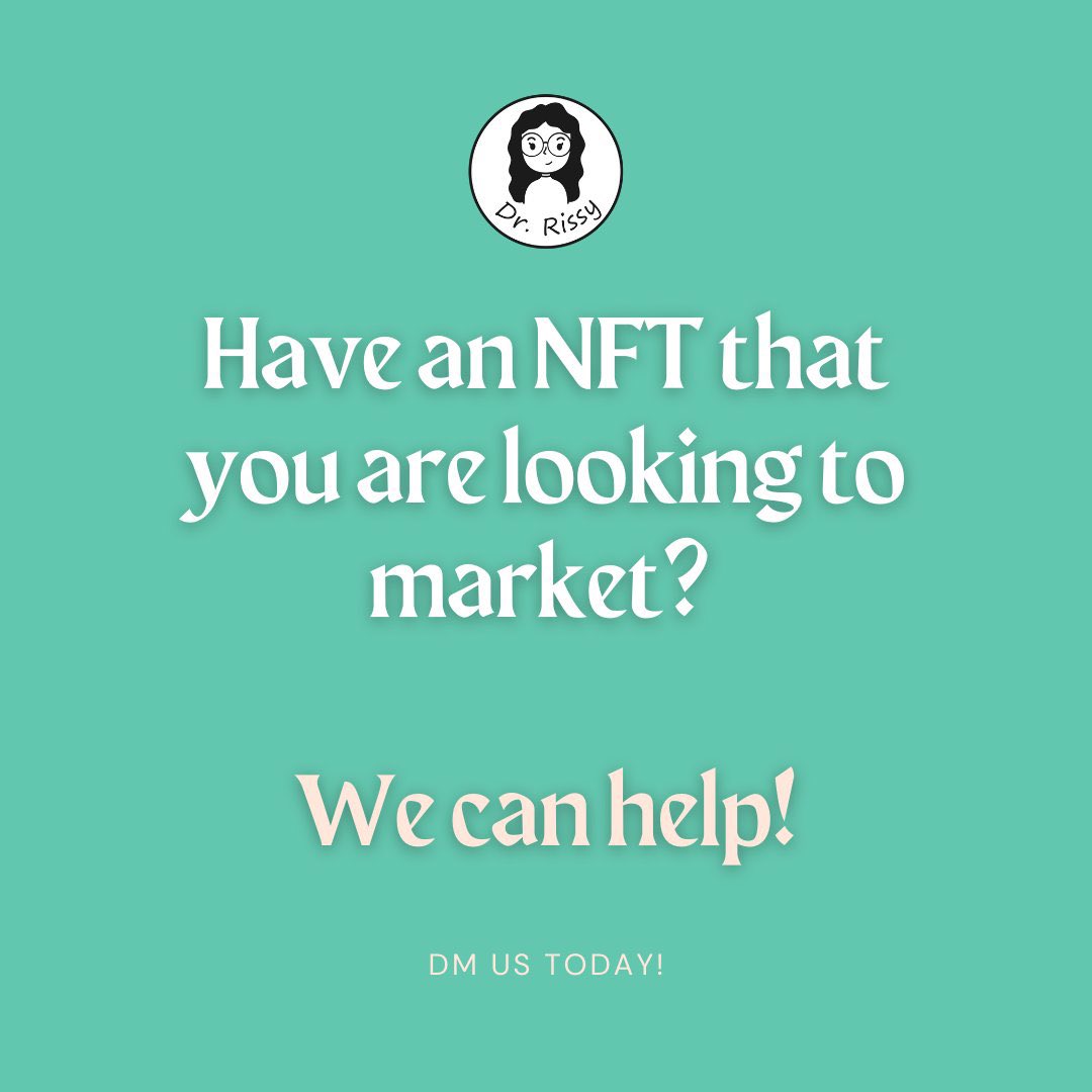 Need help marketing your #cryptocurrecy and #NFTs ? DM me. I own the top rated PR and social media company in NY/NJ. 

#DigitalMarketing
