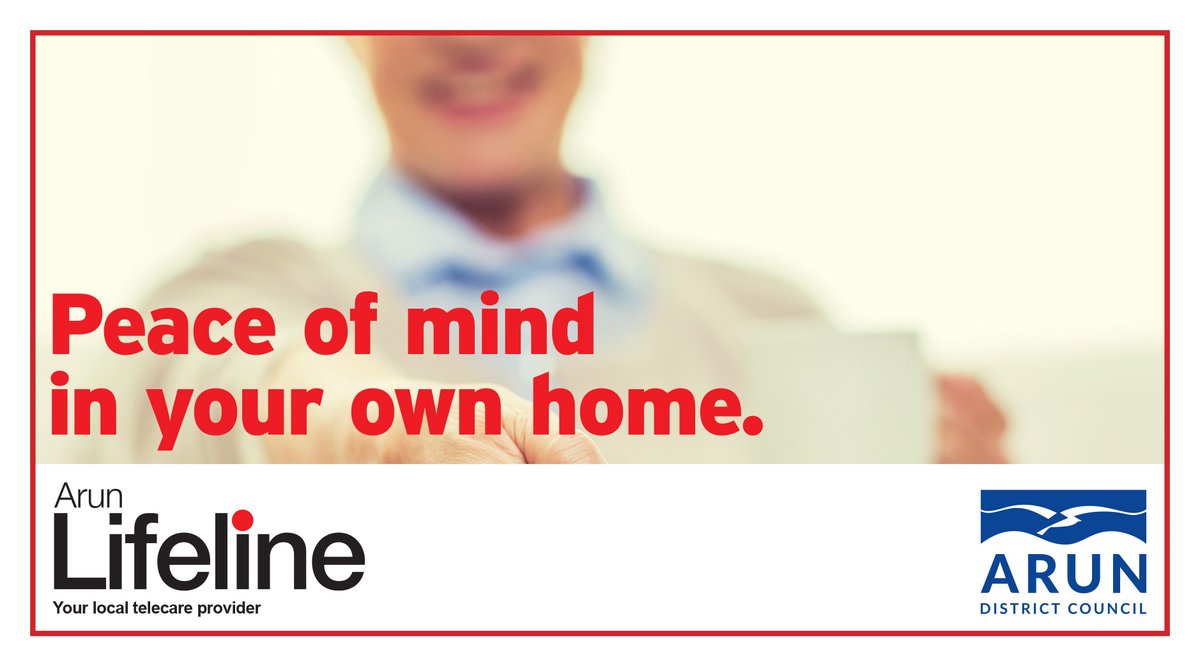 Do you or someone you know want to feel safer at home? The Arun Lifeline personal alarm service is a quick and easy way to get help if you have an accident or an emergency in your home. 

Find out more here: arun.gov.uk/lifeline