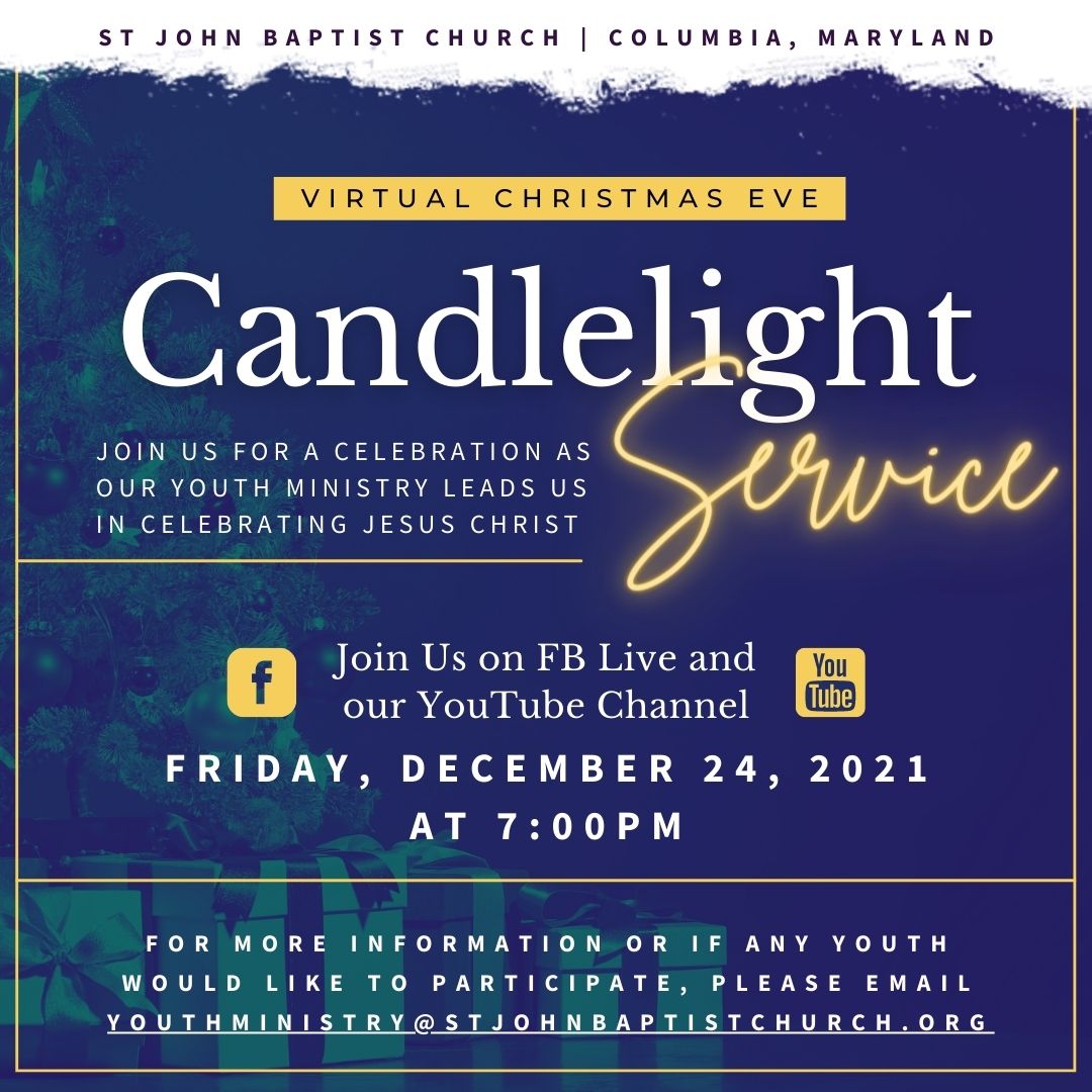 Join us virtually on Christmas Eve for a special Candlelight Service, led by the Youth Ministry. 🎄🎅🌟