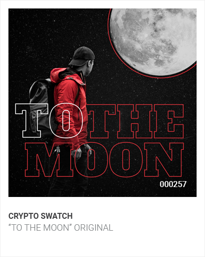 FromNullToZero's tweet photo. FREE #NFT by @cryptoswatches 

New original piece To The Moon is available
https://t.co/FXYI3eCpNX

We draw 4 low mint NFTs (#2 and #3 of 255+256) in 72 hours:

- like &amp; retweet
- follow @cryptoswatches  &amp; @FromNullToZero
- tag a friend! 

https://t.co/Z9q4ZwMc04 https://t.co/us6x8pUaiz