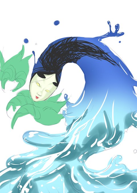 表現力が全然なかったorz

#式姫お絵かき60分一本勝負
#ヤロカ水 