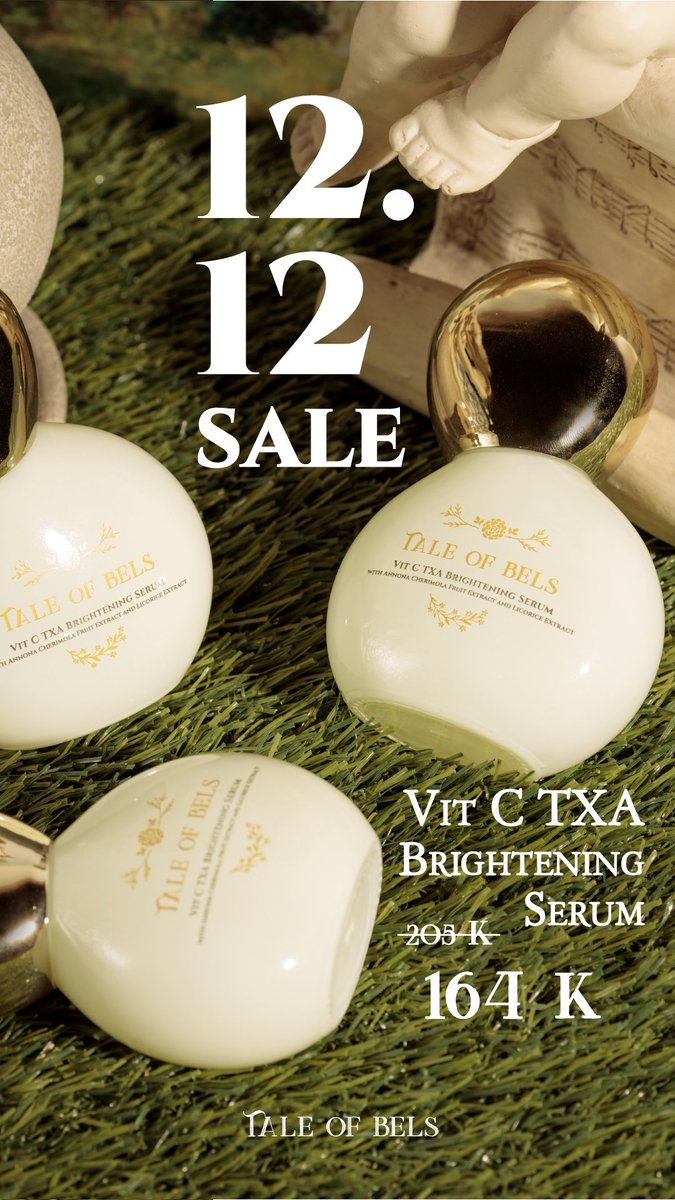 taleofbels's tweet photo. Tentunya Vit C TXA Brightening Serum ini juga on sale 😉 https://t.co/s5SFly0tmo