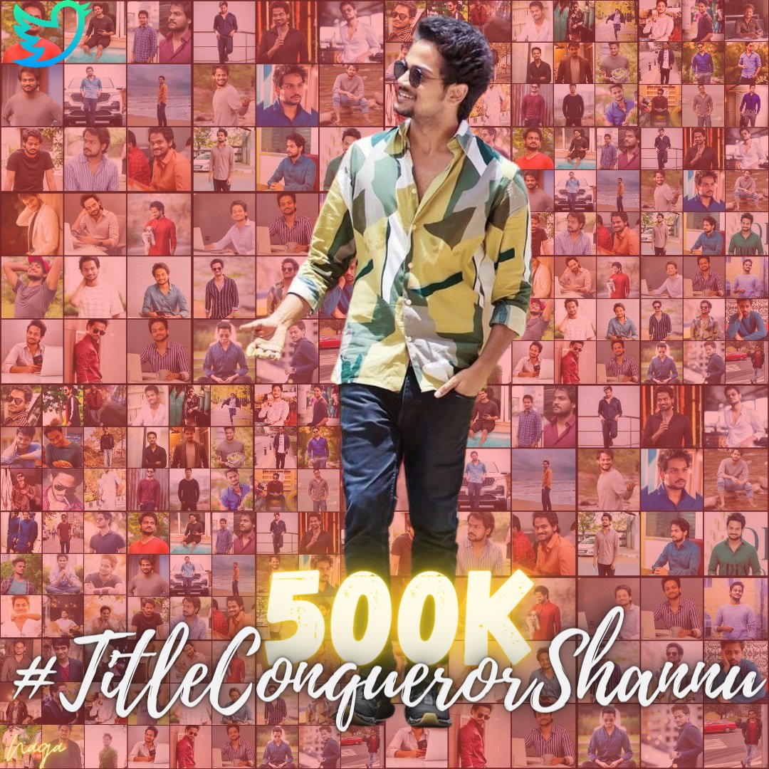 twitte_for_fun's tweet photo. #TitleConquerorShannu
Completed 500k tweets in less than 3 hours....
"The comeback is always stronger than the setback"

@StarMaa , you guys thought to dishearten #Shannu fans but we will comeback stronger than earlier.. Stop negativity.. https://t.co/rjdfaYlsf8