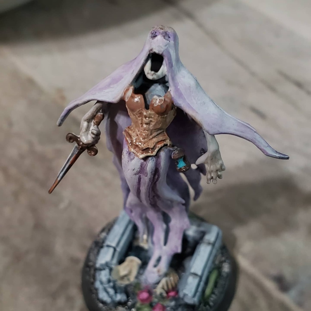 StarZippers's tweet photo. I painted my first model yesterday. Granted, I followed a recipe/tute from @stahly_taleofpainters because I adore their Nighthaunt. But I loooove it. More are being walked through the first major layers while I wait for Christmas to pass.
I was always th… https://t.co/RHSee7BulR https://t.co/ApBGCtUfF2