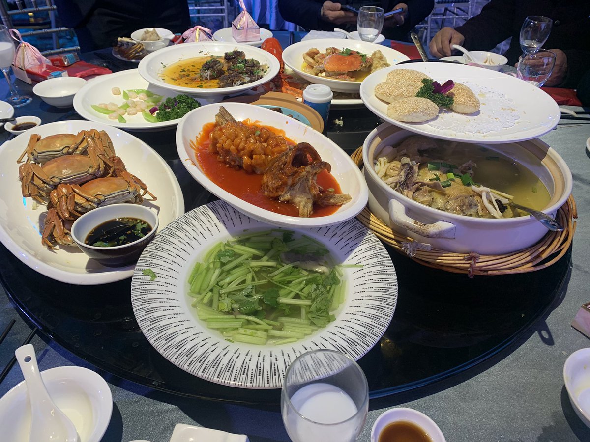Today had a nice dinner with lucky pocket!