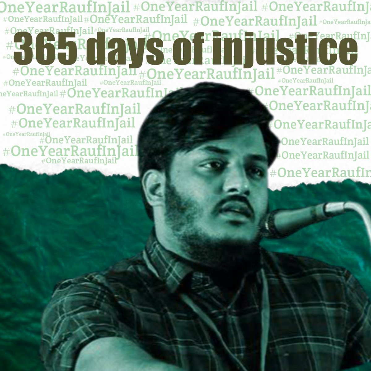 RBangargund's tweet photo. #OneYearInJail https://t.co/TVLmSm5dLX