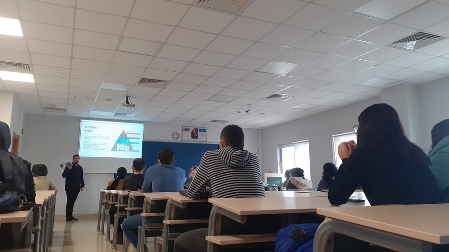 saubsmt's tweet photo. Bilişim Sistemleri Mühendisliği Topluluğu olarak Furkan Saraçoğlu (@furkansa_ ) ile düzenlemiş olduğumuz 'İş Zekası ve Veri Analitiği" etkinliğimize gelen herkese çok teşekkür ederiz 🙌🏻
Yeni etkinliklerimiz, söyleşilerimiz ve gezilerimizde görüşmek üzere. 🥳
#SAÜ #BSMT https://t.co/nhneFxBSXm