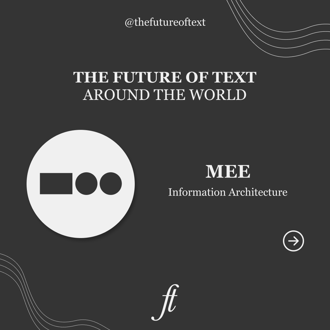 TheFutureofText's tweet photo. MEET: MEE

Mee is a modular platform for organizing and curating information, founded by @rafaelnepo.  The platform is rethinking the way we structure and search for content on the web, using principles of Modularity, Curation and Context.

Access: https://t.co/EWvO1dTyt7 https://t.co/Ag3L4bsAed