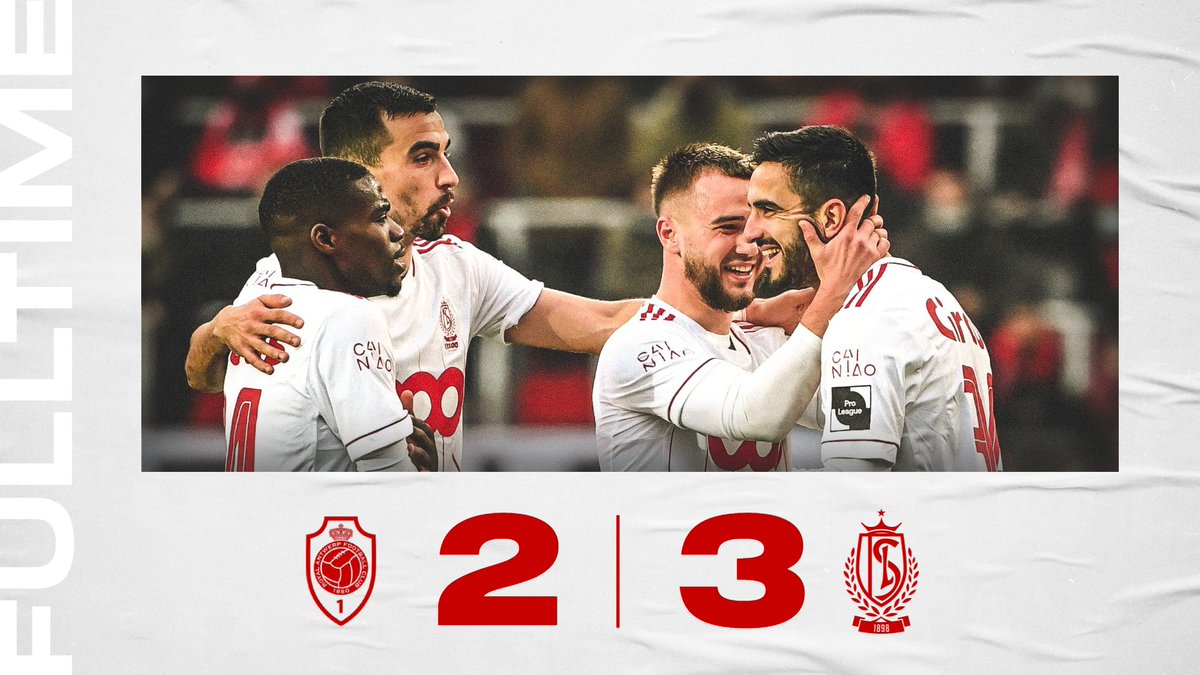 Standard_RSCL's tweet photo. Full Time | Antwerp 🆚 Standard: 2-3 😍

#ANTSTA #COYR 💪 https://t.co/5pIMfHGuoe