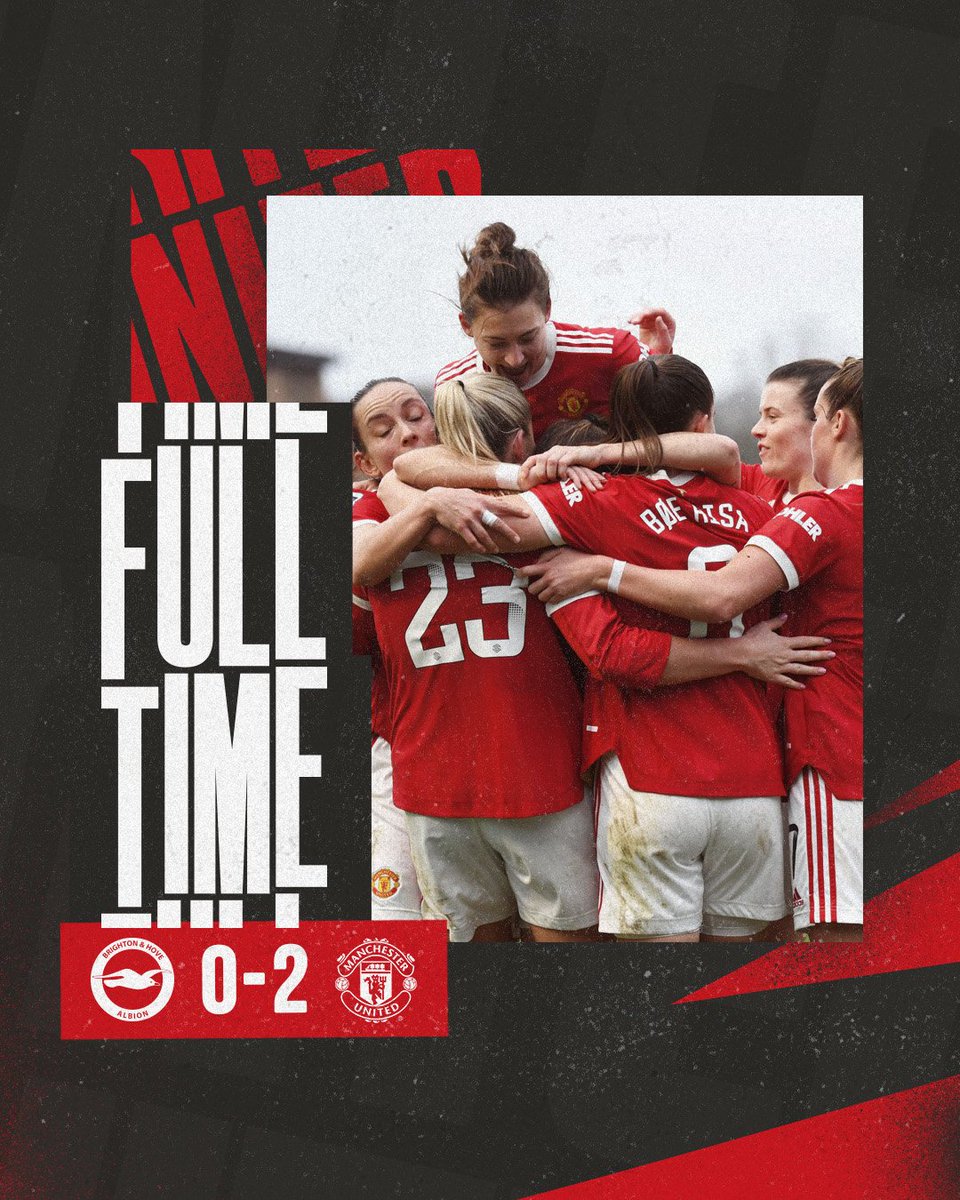 ManUtdWomen's tweet photo. 3️⃣ points ✔️
2️⃣ goals ⚽️⚽️
1️⃣ BIG WIN 🤩

#MUWomen | #FAWSL https://t.co/DmLZak97gP