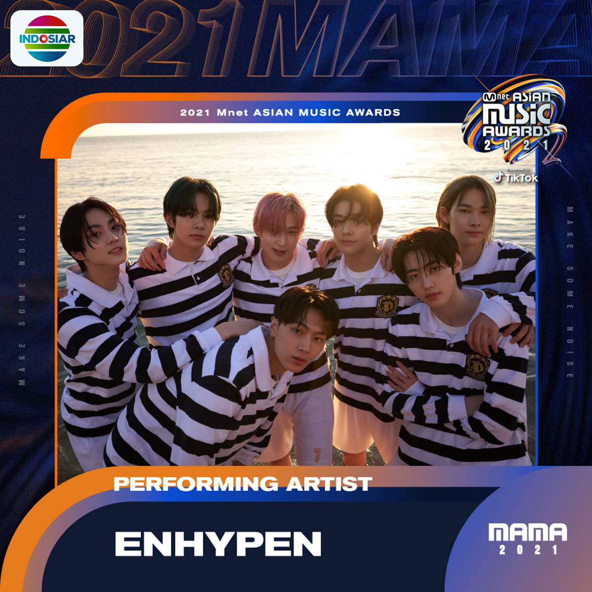 Indosiar's tweet photo. Tungguin penampilan #CocoNButter #EdSheeran #ENHYPEN #HolyBang di #2021MAMA yang tayang di Indosiar malam ini pukul 23.30 WIB https://t.co/zIvJhnhYMI