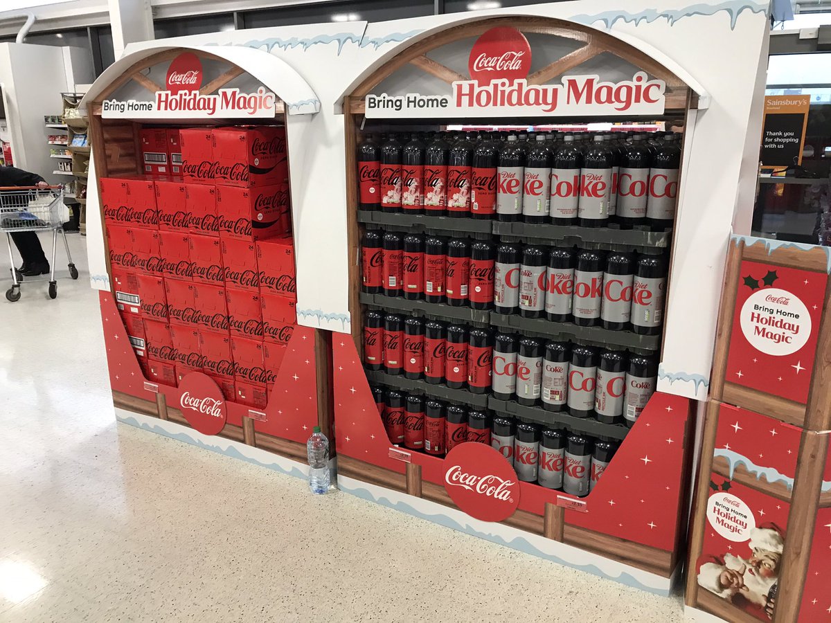 MrWasonBiz's tweet image. Coca Cola point of sale display👇