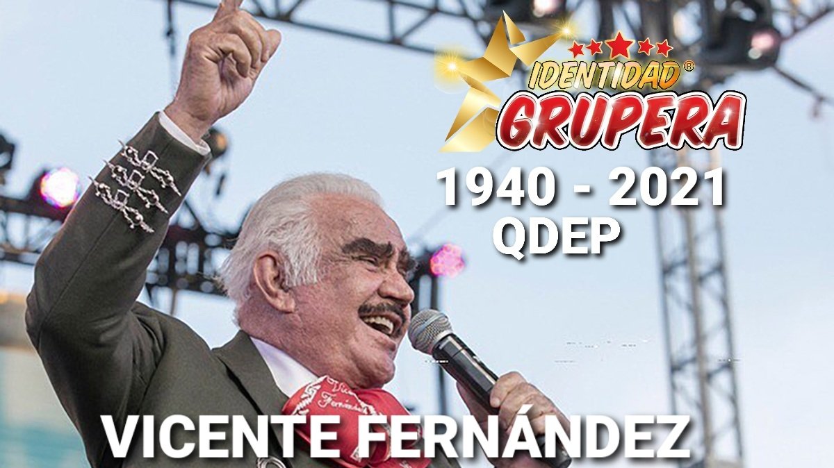 idgruperaofi's tweet photo. #IdentidadGrupera Hoy, a los 81 años de edad dejó de existir el último ídolo de la música mexicana @_VicenteFdez El Charro de Huentitán, luego de que se diera a conocer que su estado de salud era grave.
DESCANSE EN PAZ https://t.co/iJNlRlx7Wn
