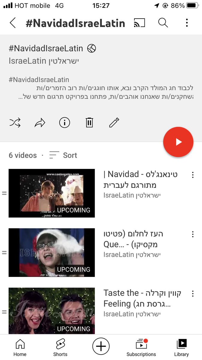 IsraeLatin's tweet photo. #NavidadIsraeLatin
לכבוד חג המולד הקרב ובא, אותו חוגגים/ות רוב הזמרים/ות והשחקנים/��ת שאנחנו אוהבים/ות, פתחנו בפרויקט תרגום חדש של שירי חג המולד המבוצעים ע"י הזמרים/ות והשחקנים/ות מאמריקה הלטינית וספרד!
בכל יום יעלו לפלייליסט בין 3 ל-4 שירים מתורגמים.
https://t.co/5Q6JyH4pyk https://t.co/TLGGD8z8uz