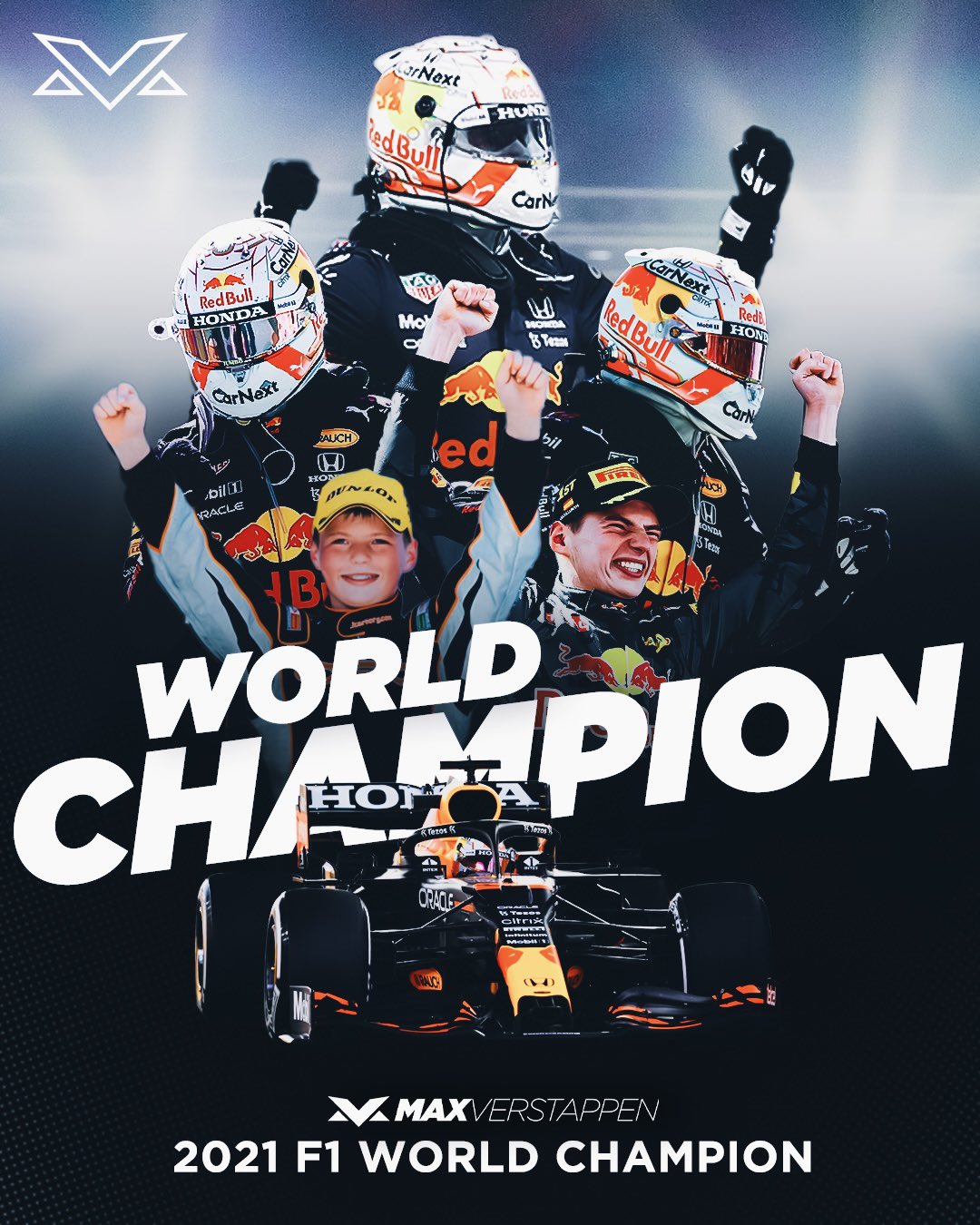Max Verstappen on Twitter "MAX VERSTAPPEN, CHAMPION OF THE WORLD 🏆🦁