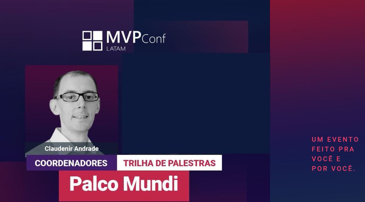 15 Palestrantes
12 Países e 02 com o mesmo fuso
01 hispanohablante da República Tcheca
01 direto de Seattle
10 MVPs América Latina e Central

Estou muito feliz e orgulhos com o resultado! Alguns finais de semana dedicados a isso, algumas noites devido o fuso, mas valeu apena!!