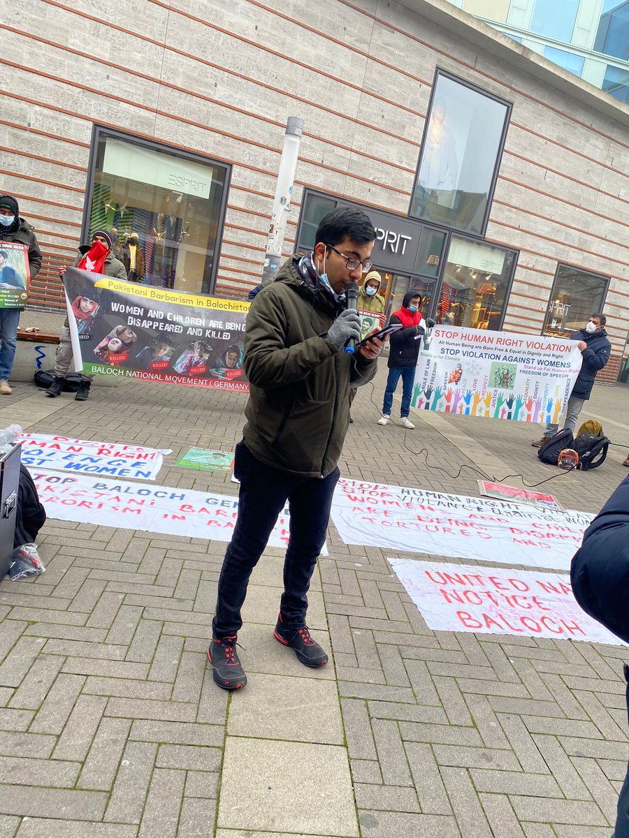 abduljalil_brp's tweet photo. #Germany: On International Day of Human Rights @bnm_deutschland held a demonstration to highlight worst Human Rights Violations in #Balochistan by #PakistaniState. #StandUp4HumanRights
#StandUp4Balochistan https://t.co/rCfTEy3Kmp