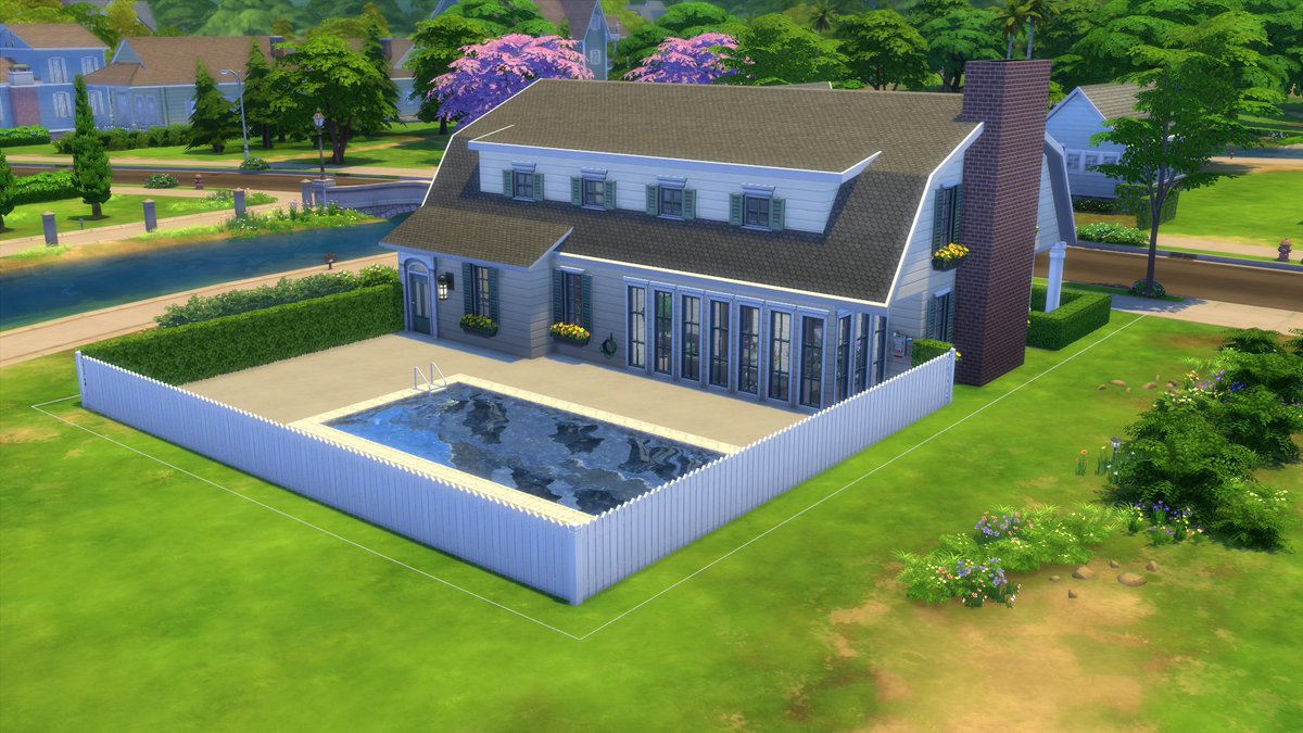 My first crack at the 1920s Sears catalog home “Glen Falls”. This one was a little tricky with the differing rooflines. #ShowUsYourBuilds