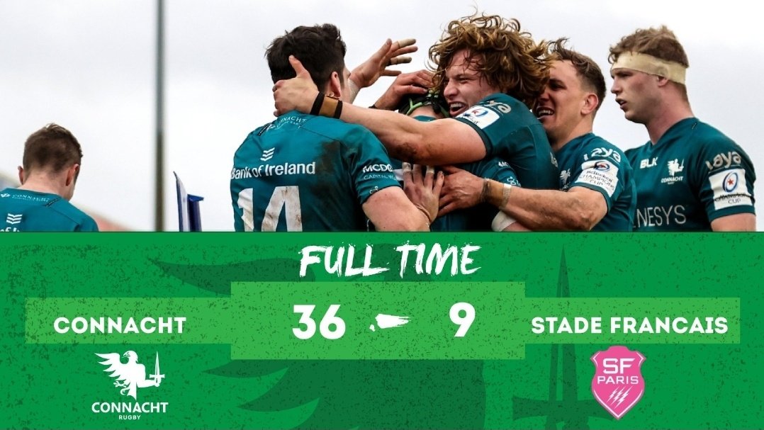 connachtrugby's tweet photo. FT 36 -9 💪

#CONvSFP https://t.co/riun8zAoqq