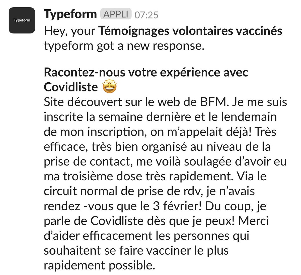 Covidliste tweet media