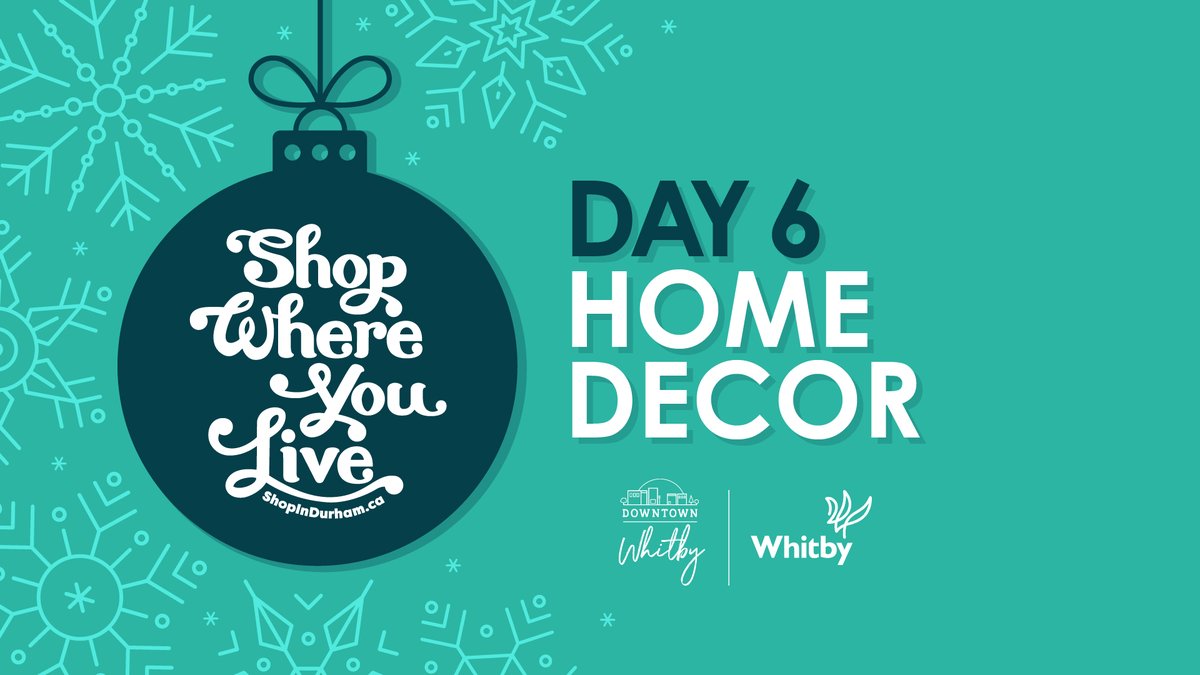 WhitbyDowntown's tweet photo. Home is where the heart is - and where all your cool decor is too! โค๏ธ On Day 6 of #12DaysOfShopping, pick up some unique Home Decor pieces from #DowntownWhitby. ๐ก
Plan your visit with the #ShopWhereYouLive - @TownofWhitby Interactive Map: https://t.co/yI53PQWVGG ๐ @WhitbyEcDev https://t.co/ItgBcvcuwY