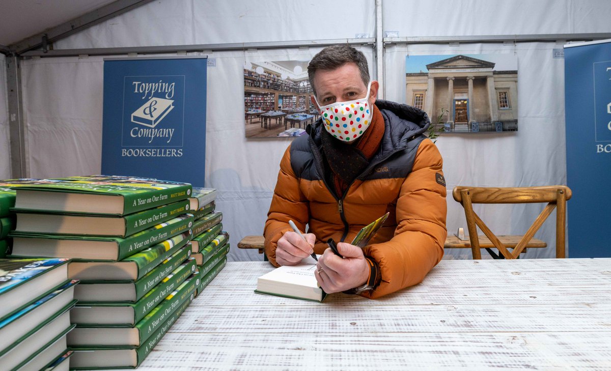 We’re delighted to have Topping & Company as our official book retailer. Did you catch @mattbakerfans signing his new book? A great place to pick up Christmas gifts and support independent! @toppingsbath