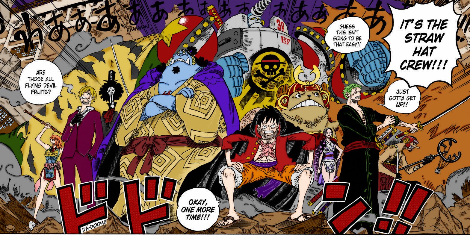 Perona S Ghost Chapter 9 This Panel Was So Fucking Hype Best Cast In Anime Onepiece Onepiececoloring Strawhat Strawhatpirates Luffy Zoro Nami Usopp Sanji Chopper Robin Franky Brook Jinbe Wano