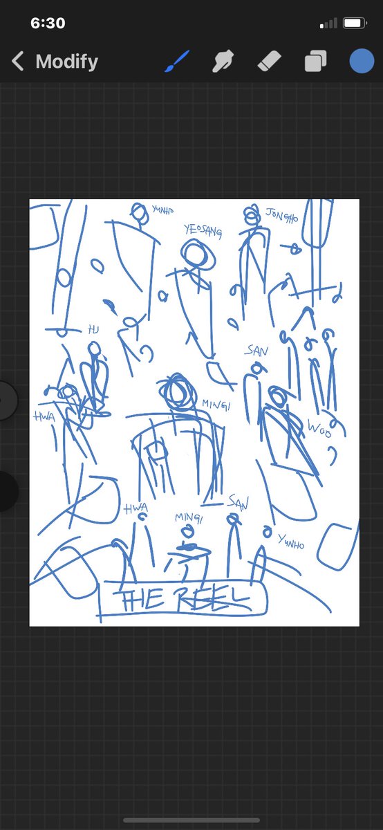 Okay have the idea already!! Here's the wip folks 
#ateezfanart 