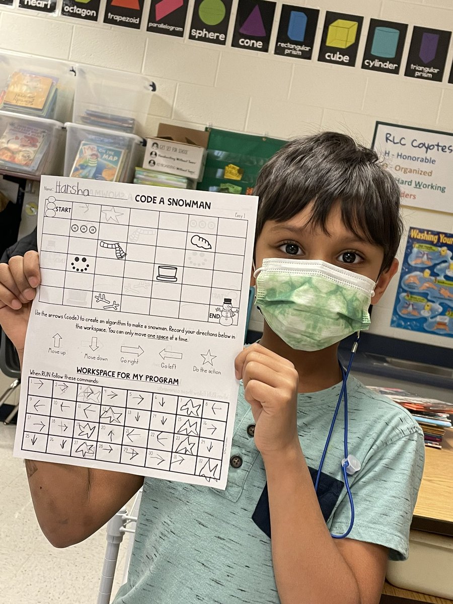 Coding a snowman! <a href="/RLCPrincipal/">Diane Insari</a> <a href="/RLC_Coyotes/">Rosa Lee Carter ES</a> <a href="/MouwRyan/">Ryan Mouw</a>