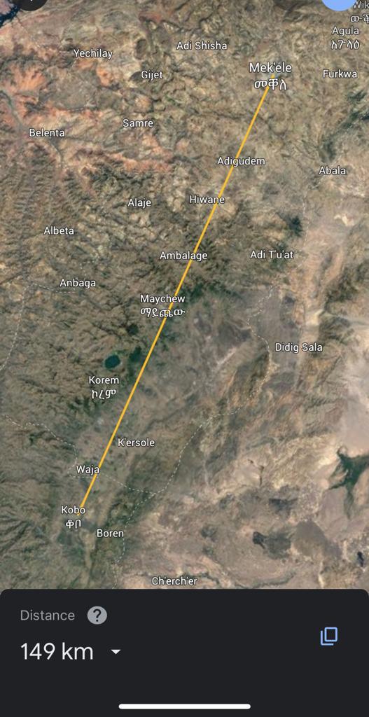 🔴عاجل :
الجيش الإثيوبي على بعد ١٣٠ كم جنوب مقلي.

#TPLFTerroristGroup 
🇪🇹🇪🇹✊ #EthiopiaPrevails