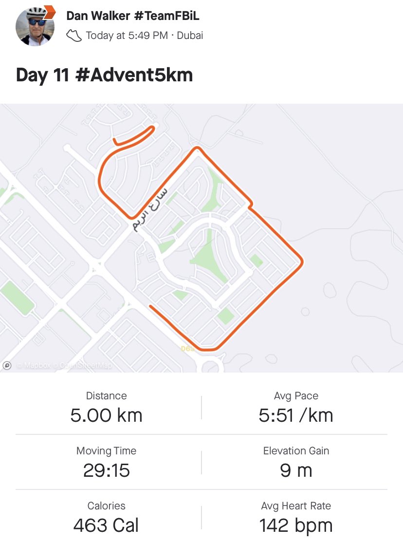 Double up day part 1. Day 11 #Advent5km <a href="/MrAndiPrice/">Andi Price</a>